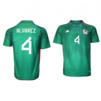 Mexico Edson Alvarez #4 Replica Home Shirt World Cup 2022 Short Sleeve